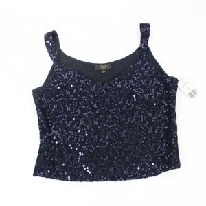 Tahari Arthur S. Lavine Luxe Dressy Tank Top Sz 8